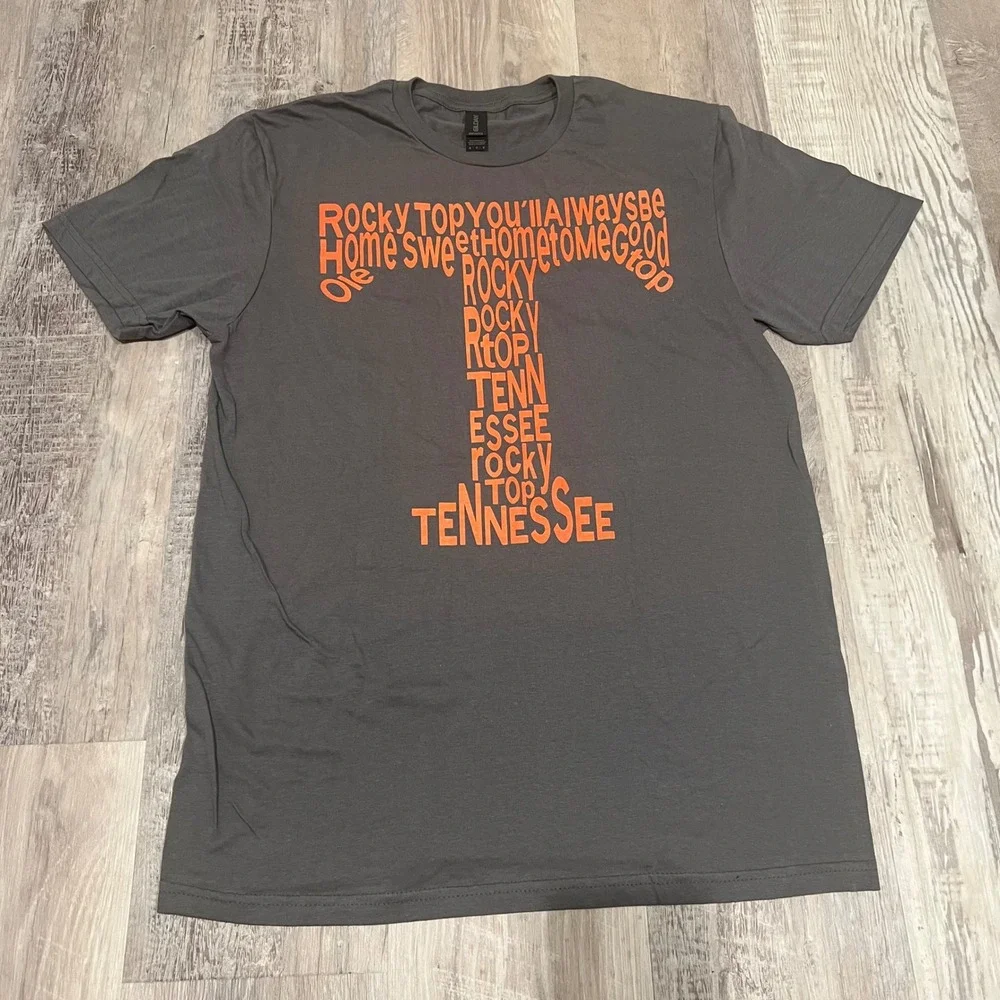 Tennessee Vols Rocky Top‎ NCAA T Shirt Gildan Gray Medium